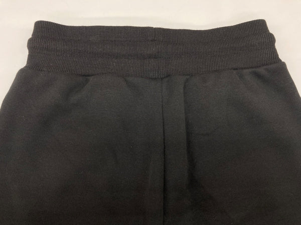 ロゼミューズ Rosé Muse lace garter sweat set レース ガーター スウェット セット クロップド丈 フレアパンツ スウェットパンツ ロゴ 刺繍 BLACK 黒 RM224CS1201 セットアップ ワンポイント ブラック 104LT-232