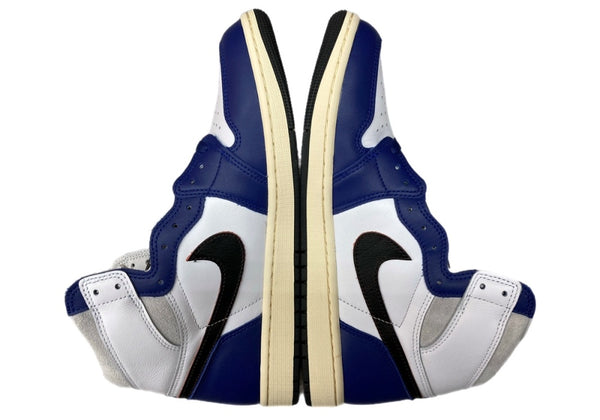 ナイキ NIKE 24年製 AIR JORDAN 1 HI OG RARE AIR エア ジョーダン ハイ レア エア AJ1 バスケ シューズ 白 青 DZ5485-100 メンズ靴 スニーカー ブルー 29cm 104S-869