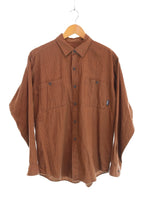 パタゴニア PATAGONIA 00s ORGANIC COTTON SHIRT オーガニックコットンシャツ 00's 53836F6 長袖シャツ ブラウン Sサイズ 103MT-3385