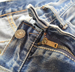 リーバイス Levi's 60's 501ZXX 紙パッチ ギャラ無し 60年代 センターオフセット ボタン裏:K リベット裏:アルミトップボタン:銅 両爪 カムクロック GRIPPER ZIPPER グリッパージッパー デニム ブルー 103MB-596