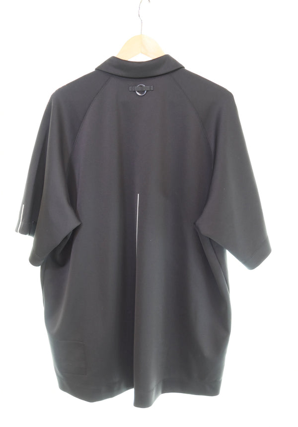 グーピーメイド GOOPiMADE Polo Shirt ロゴ プリント オーバーサイズ ポロシャツ 2 半袖シャツ ブラック 103MT-2835