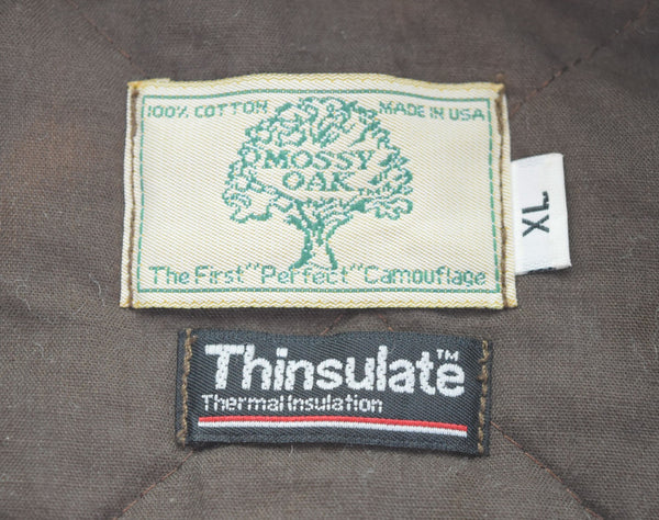 US US古着 80s MOSSY OAK リアルツリー2wayブルゾン USA製 80's 短丈 デタッチャブル シンサレート ジャケット マルチカラー LLサイズ 103MT-2896