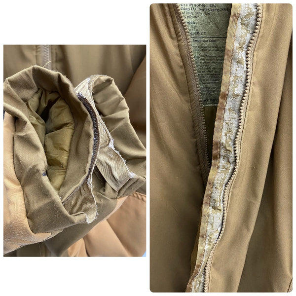 【曜日割引対象外】 ワイルドシングス WILDTHINGS プリマロフト ハッピースーツ コヨーテカラー USA製 ジャケット ベージュ Sサイズ 201MT-4714 VB