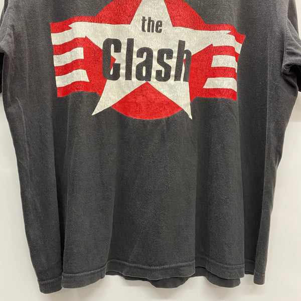 【曜日割引対象外】 ヴィンテージ vintage 90's The Clash バンド Tシャツ ブラック Sサイズ 201MT-4544 VB