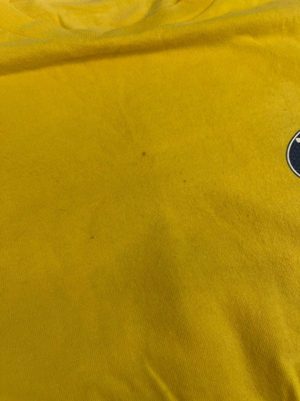 ステューシー STUSSY 90s 90's 90年代 OLD STUSSY オールド 紺タグ USA製 クラウンプリント ヴィンテージ Tシャツ イエロー Lサイズ 101MT-5014