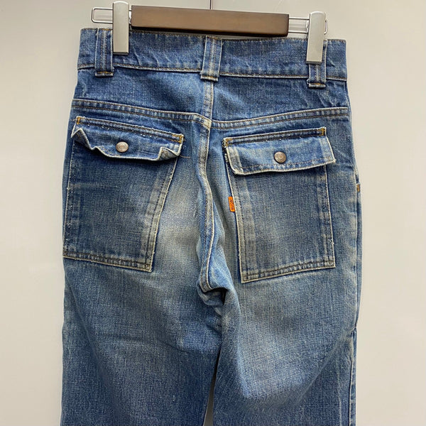 【曜日割引対象外】 リーバイス Levi's 70's ブッシュパンツ BIG E オレンジタブ デニム ブルー W27サイズ 201MB-1088 VB