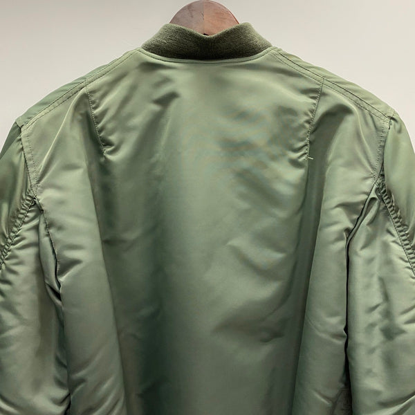 【曜日割引対象外】 リアルマッコイズ THE REAL McCOY'S REAL McQUEEN MA-1 フライト ジャケット カーキ Mサイズ 201MT-3433 VB