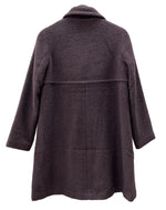 ケンゾー KENZO OLD ヴィンテージ VINTAGE ベネカ期 80s~90s アーカイブ ウールコート チェスター ダブル 日本製 BROWN BORDEAUX  PLUM 赤茶色 1072127 コート 無地 ブラウン SIZE38 104LT-254