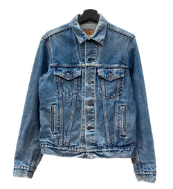 リーバイス Levi's 80s 80年代 71506 USA製 デニムジャケット トラッカージャケット Gジャン アウター サイズ 40L ジャケット 無地 ブルー 104MT-2179