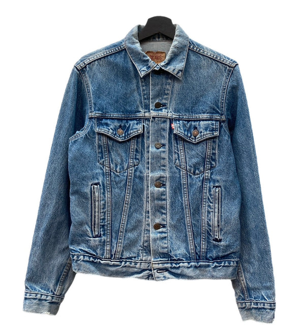 リーバイス Levi's 80s 80年代 71506 USA製 デニムジャケット トラッカージャケット Gジャン アウター サイズ 40L ジャケット 無地 ブルー 104MT-2179