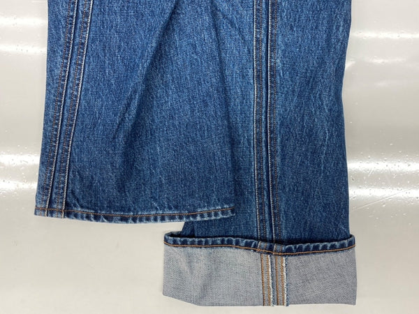 ネヴァーフォーゲット NVRFRGT 3D TWISTED JEANS ツイスト ジーンズ ジップフライ ジーパン パンツ インディゴ 青 無地 NF231P01B デニム ブルー サイズ3 104MB-397