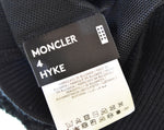 モンクレール MONCLER GENIUS 4 ジーニアス HYKE TEDDY フェイクファー ロゴパッチ プルオーバースウェット C-SCOM-21-13918 4 ジャケット ブラック Lサイズ 103MT-3381