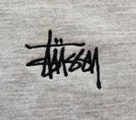 ステューシー STUSSY 90s Made in USA DEADSTOCK ラグランスリーブ サイドライン スウェット  90's USA製 紺タグ デッドストック NOS スウェット グレー Lサイズ 103MT-3080