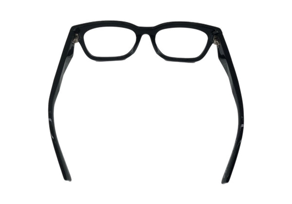 プラダ PRADA EYEGRASS 伊達メガネ ウエリントン型 アイウェア サングラス 眼鏡 黒 VPR A10-F 眼鏡・サングラス 眼鏡 ロゴ ブラック 104G-34