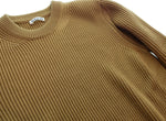 オーラリー AURALEE SUPER FINE WOOL RIB KNIT ウール クルーネック ニットセーター 茶 A7AP01RK 3 セーター ブラウン 103MT-1447