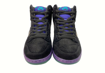 ナイキ NIKE 15年製 × BLACK SHEEP ブラック シープ DUNK HIGH PREMIUM SB GRAPE ダンク ハイ グレープ 紫 黒 313171-027 メンズ靴 スニーカー ブラック 29cm 104-shoes597