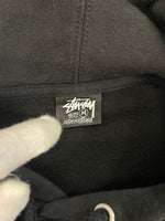 ステューシー STUSSY Broken Crown ブロークン クラウン フーディ スウェット 黒 パーカ ブラック Mサイズ 101MT-4551