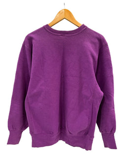 チャンピオン Champion 90s～ ヴィンテージ vintage 刺繍タグ リバースウィーブ REVERSE WEAVE US古着 紫 無地 XL スウェット パープル LLサイズ 101MT-4998