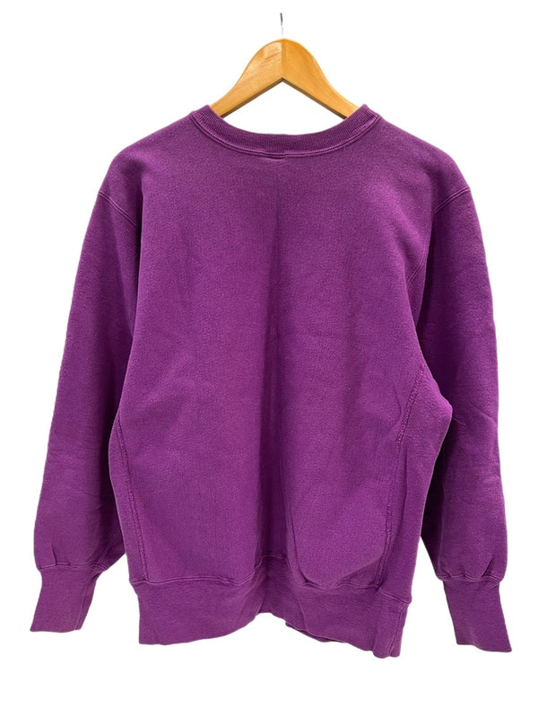 チャンピオン Champion 90s～ ヴィンテージ vintage 刺繍タグ リバースウィーブ REVERSE WEAVE US古着 紫 無地 XL スウェット パープル LLサイズ 101MT-4998