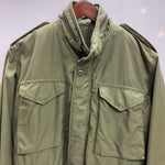 【曜日割引対象外】 ミリタリー MILITARY 80's US.ARMY M-65 フィールドジャケット ジャケット カーキ Sサイズ 201MT-4625 VB