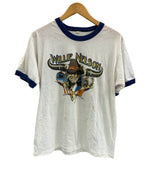 US US古着 80's 80s Wrangler Willie Nelson ラングラー ウィリー・ネルソン リンガー vintage ヴィンテージ - Tシャツ ホワイト フリーサイズ 101MT-3727