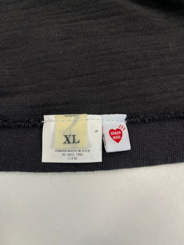 ヒューマンメイド HUMAN MADE GRAPHIC L/S T-SHIRT ハートロゴ プリント 長袖カットソー 黒  HM29CS019 XL ロンT ブラック LLサイズ 101MT-4730