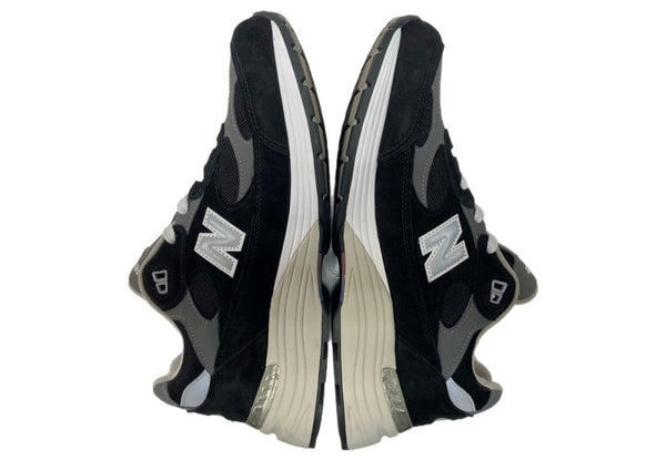 ニューバランス new balance 24年製 U992 ABZORB SBS メッシュ スエード ランニング ローカット シューズ 黒 U992BK メンズ靴 スニーカー ブラック 29cm 104S-1037