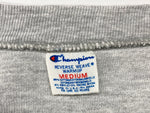 チャンピオン Champion 80's REVERSE WEAVE リバースウィーブ  ヴィンテージ トリコタグ カレッジ ラバープリント 水色 M スウェット プリント ブルー 104MT-614