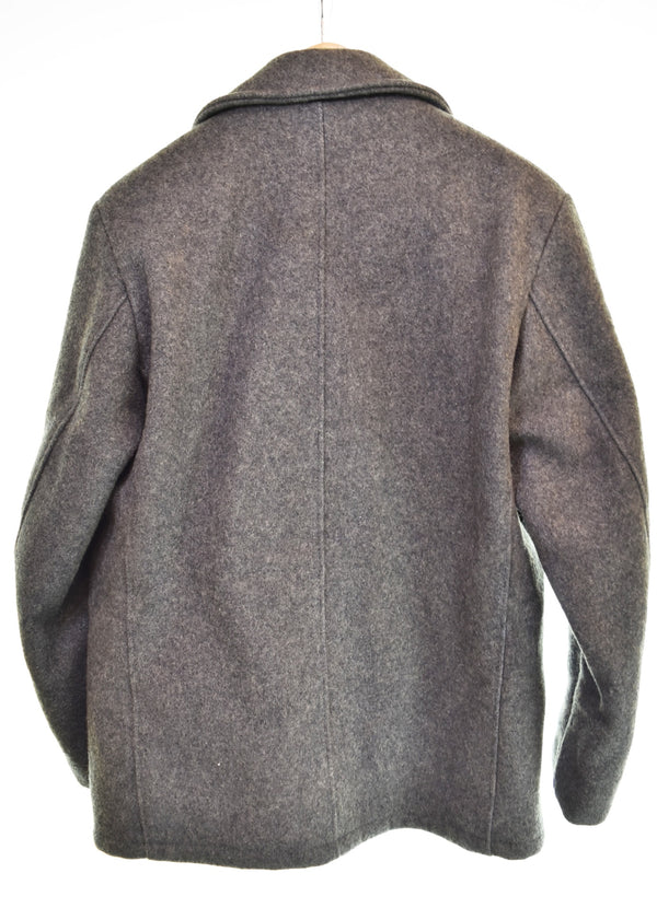 ショット SCHOTT ウール シングル ピーコート 38 38 ジャケット グレー 103MT-3507