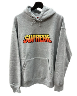 シュプリーム SUPREME 24SS Gradient Hooded Sweatshirt グラデーション ロゴ スウェット フーディー 灰 パーカ プリント グレー Lサイズ 104MT-1469