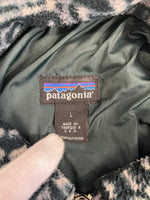 パタゴニア PATAGONIA 90s 90年代 総柄 シンチラ オーバーシャツ ヘキサゴン USA製 アメリカ製 25012 ジャケット グリーン Lサイズ 101MT-4718