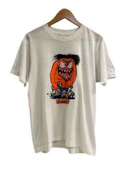 ヴィンテージ vintage US古着 アメカジ キャラT シングルステッチ Tシャツ ホワイト Lサイズ 101MT-4827