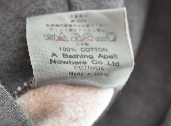 アベイシングエイプ A BATHING APE   MILO プリント パーカー スウェットシャツ パーカ グレー Lサイズ 103MT-3154