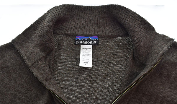 パタゴニア PATAGONIA ハイネック ハーフジップ セーター ニット ウール 50300F0 セーター ブラウン LLサイズ 103MT-3440