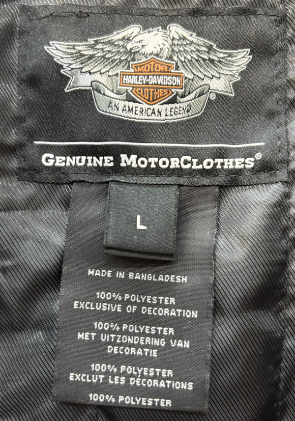 【曜日割引対象外】 ハーレーダビッドソン HARLEYDAVIDSON ライディングジャケット 98202-13VM ジャケット ブラック Lサイズ 201MT-2853 VB