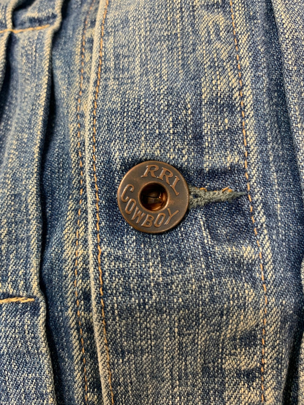 ダブルアールエル RRL デニムジャケット ブルー 2サイズ 201MT-3833