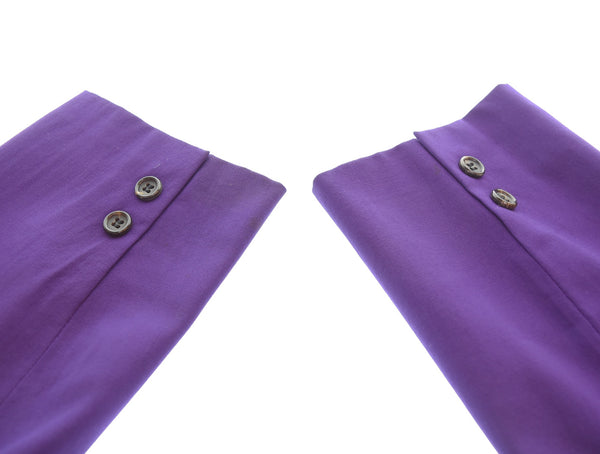 コムデギャルソン COMME des GARCONS 90s 91AW 1B Tailored Jacket 90's テーラードジャケット ボタンレス GJ-05007M ジャケット パープル Mサイズ 103MT-3254