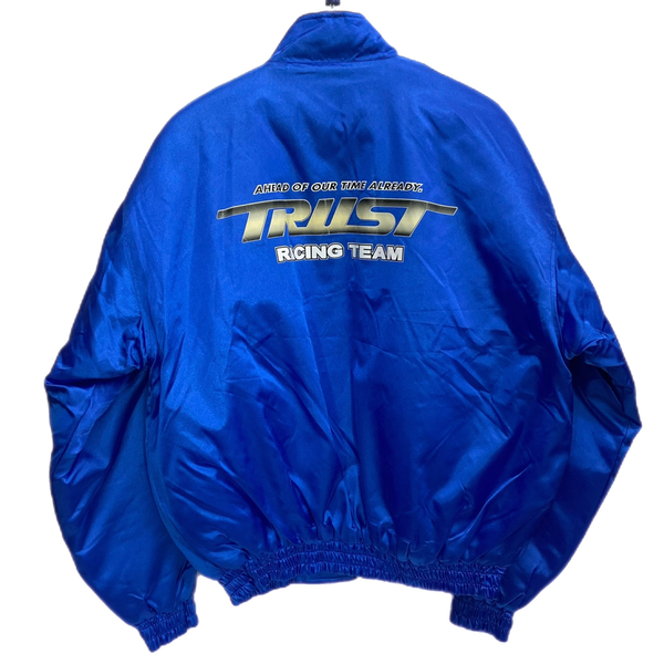 トラストレーシングチーム TRUST RACING TEAM ジャケット ブルー Lサイズ 201MT-4523