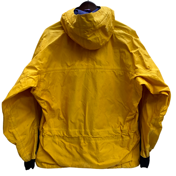 【曜日割引対象外】 パタゴニア PATAGONIA 90's skanorak jacket ナイロン アノラックパーカー ジャケット イエロー Lサイズ 201MT-4794 VB