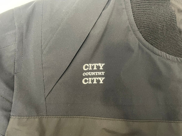 シティーカントリーシティー CITY COUNTRY CITY OLD PARK x Marmot & WINDSTOPPER® MA-1 XL ジャケット ブラック 601MT-15