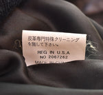 テッドマン TEDMAN TED COMPANY TYPE MA-1 LEATHER レザー MA1 RED DEVIL 豚革 42 ジャケット ブラック 103MT-2195
