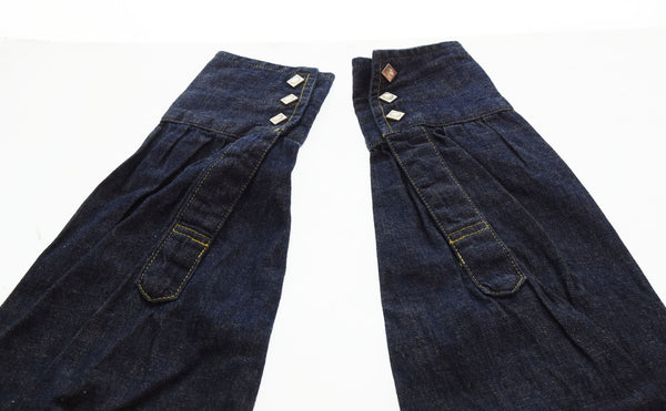 リーバイス Levi's 90s 90's 99年製 ショートホーン デニム ウエスタン シャツ 50s レプリカ 復刻 日本製 61504-53 40 長袖シャツ ブルー Lサイズ 103MT-2673