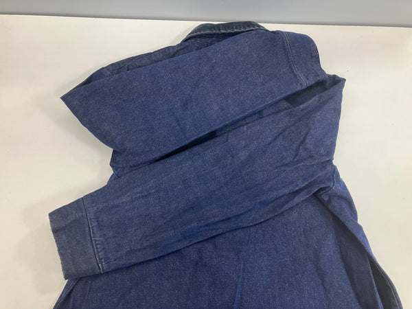 ラングラー Wrangler 70's 70年代 デニム カバーオール 襟コーデュロイ BLUE BELL ブルーベル ジャケット ブルー 101MT-4791