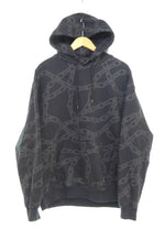 エクストララージ X-LARGE ×Crawling Death CHAIN HOODED SWEAT SHIRT チェーン フーディー 101241012020 パーカ ブラック LLサイズ 103MT-3417