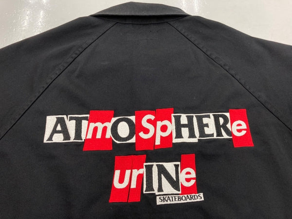 シュプリーム SUPREME × ANTIHERO アンタイヒーロー Snap Front Twill Jacket スナップ フロント ツイル ジャケット 黒 ジャケット 刺繍 ブラック Sサイズ 104MT-1620