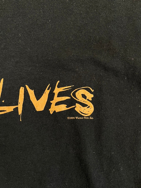 US US古着 00s ©2004 TAKING LIVES テイキングライブス ムービーTシャツ MOVIE T-shirts 黒    Tシャツ ブラック Mサイズ 101MT-4672