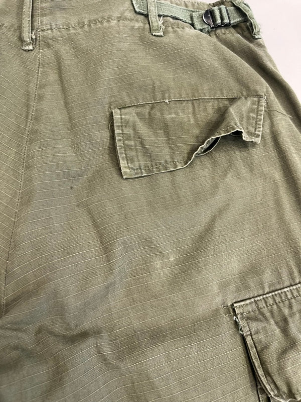 ミリタリー Military ヴィンテージ Vintage ジャングルファティーグ ミリタリーパンツ カーゴパンツ カーキ LONG SMALL 101MB-694