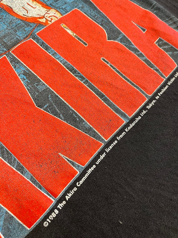 ヴィンテージ vintage ©1988 90s  AKIRA アキラ KANEDA EXPLODE TEE FASHION VIVTIM アニメT USA製 　 Tシャツ ブラック Lサイズ 101MT-5369
