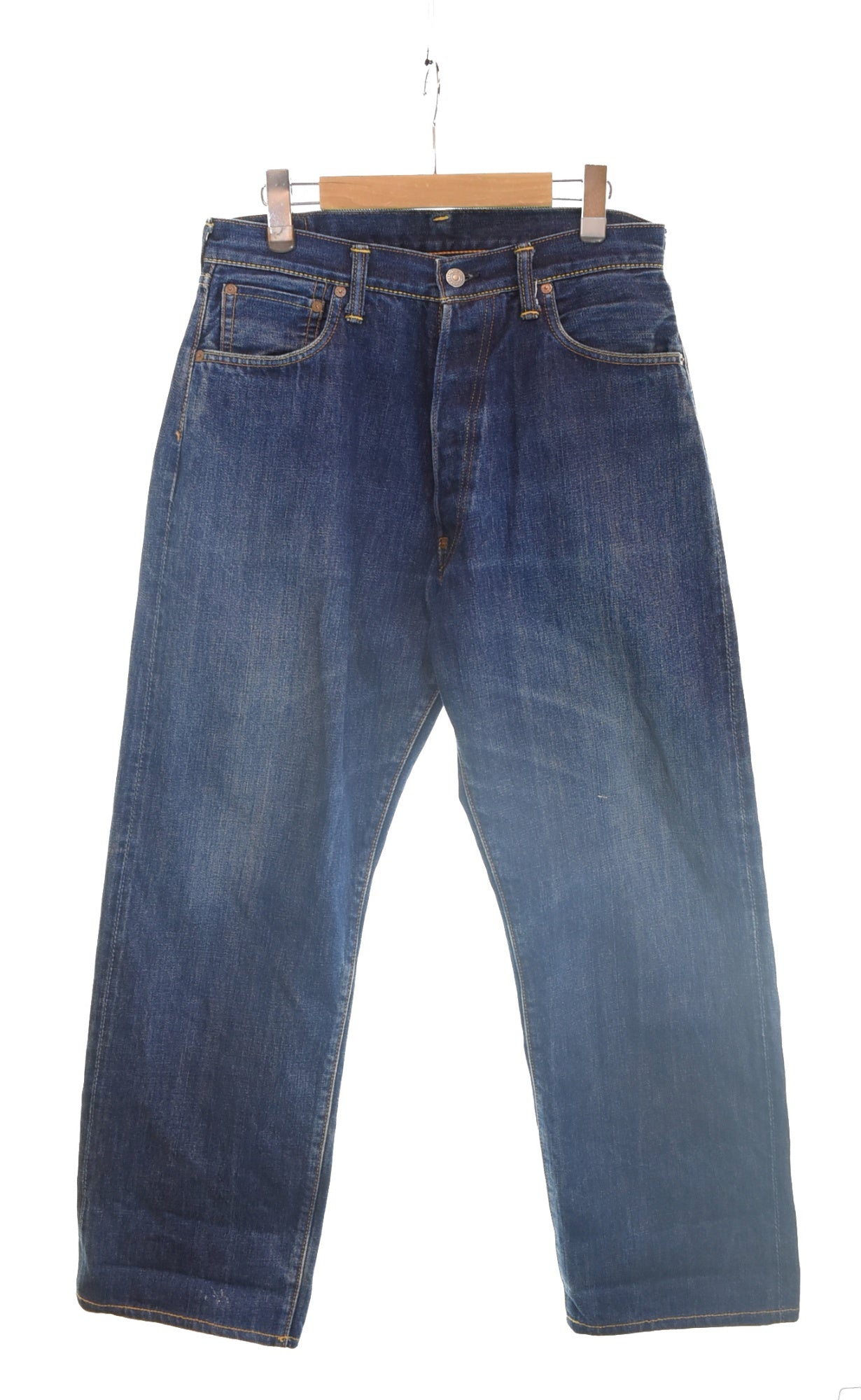 エヴィス EVISU Lot 2001 NO.2 KAMOME ホワイトカモメ プリント デニム