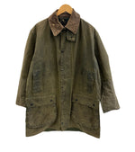 バブアー BARBOUR 90's 90年代 3ワラント NORTHUMBRIA ノーザンブリア ワックス コットン オイルドジャケット ハーフコート VINTAGE ヴィンテージ A400 C42 ジャケット カーキ 101MT-5238